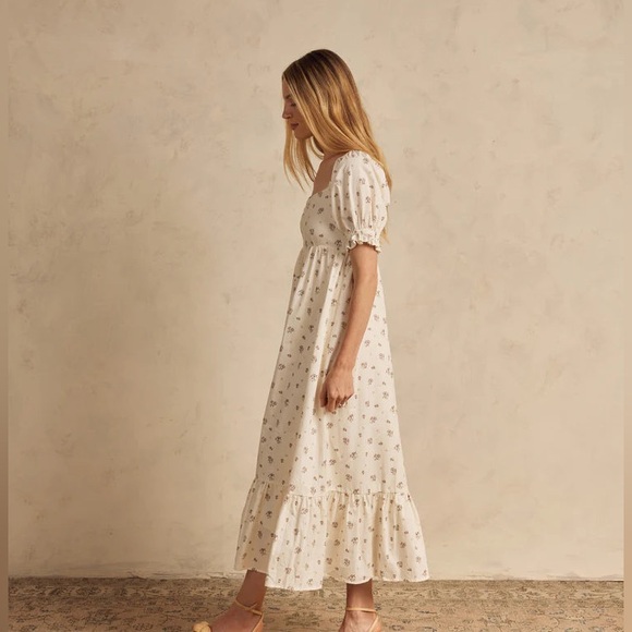 Women’s Noralee Chloe Rose Ditsy Puff Sleeve Dress Size Large BRAND NEW! - Picture 4 of 6